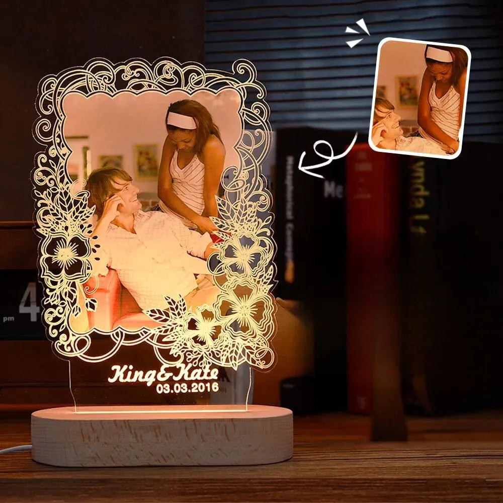 Lampe mit Foto - Photo 1