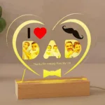 LED-Personalisierbare Lampe - Für Eltern - Image