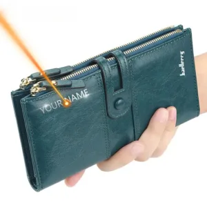 Leder Portemonnaie mit Namen - Photo 1