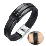 Lederarmband Herren mit Gravur - Photo 1