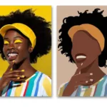 Leinwand Familie Abstrakt - Photo 7