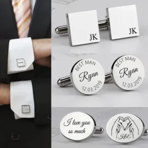 bouton manchette personnalise