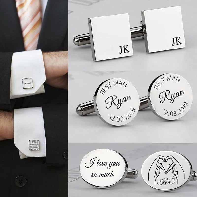 bouton manchette personnalise