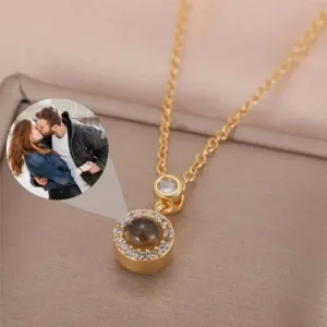 collier medaillon photo