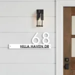 Moderne Hausnummernschild - Image