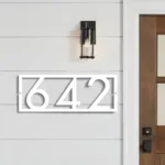 Moderne Hausnummernschild - Image