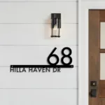 Moderne Hausnummernschild - Image