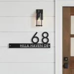 Moderne Hausnummernschild - Image