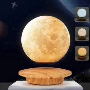 Lampe lune levitation 3 couleurs