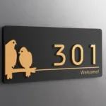 Originelle Hausnummer-Schild - Image