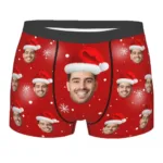 Calecon Personnalisable noel rouge