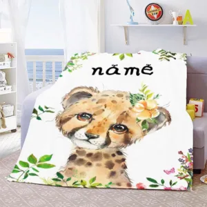 couverture bebe personnalisee guepar