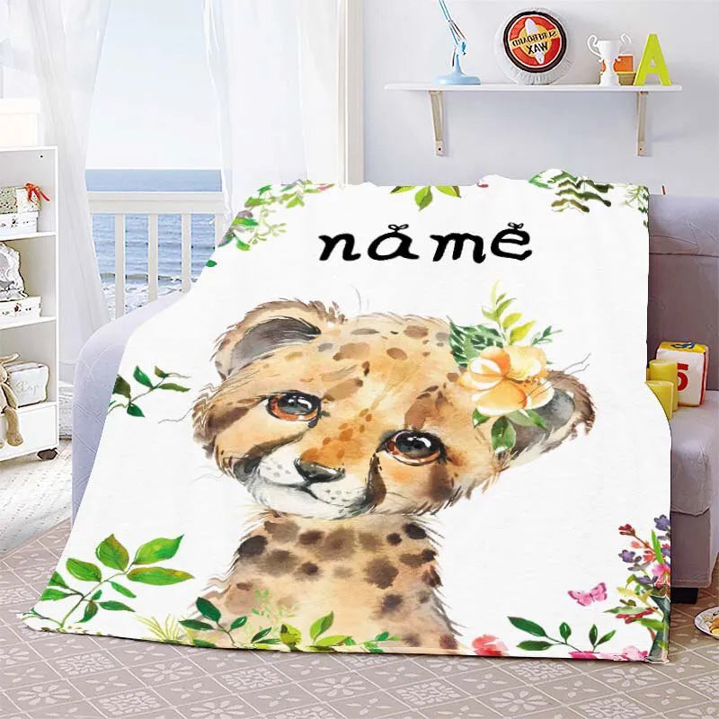 couverture bebe personnalisee guepar