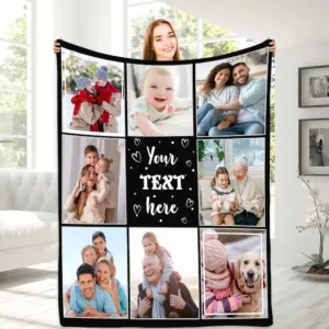 Plaid Personnalise avec Photo