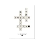 affiche personnalisee famille prenom clair 20x25cm affiche personnalisee 3