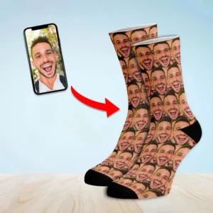 chaussettes personnalisees photos expo