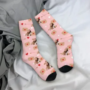 chaussettes personnalisees plat