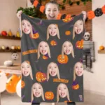 Personalisierte Halloween-Decke - Photo 3