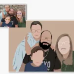 affiche famille personnalise famille