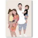 Personalisierte Leinwand für die Familie - Image