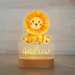 veilleuse personnalisee lion