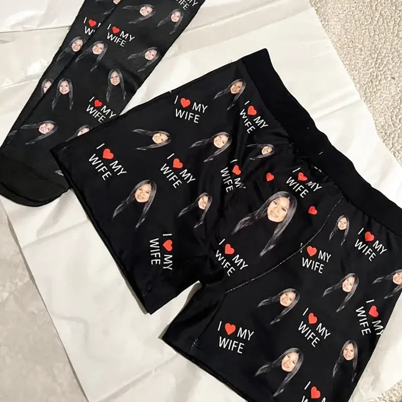 Personalisierte Socken und Boxershorts - Photo 1
