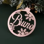 Personalisierte Weihnachtskugel mit Namen - Image