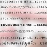 Inter color font design coupe cigare personnalise police