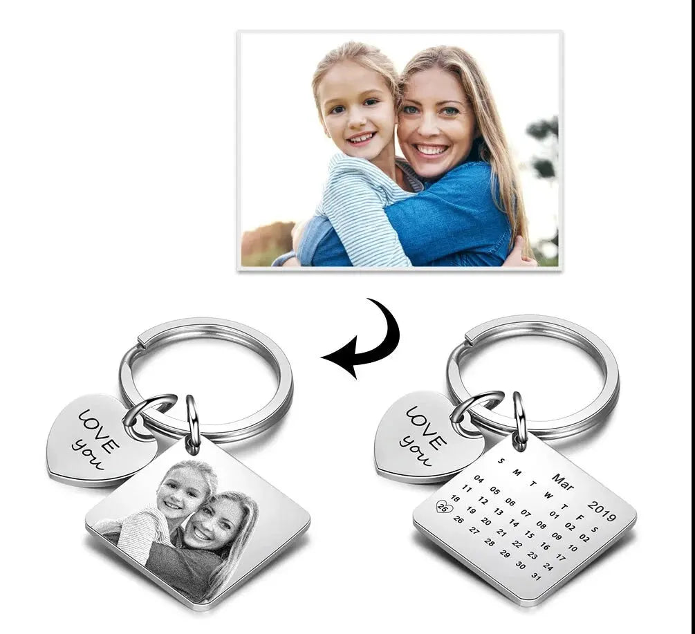 porte cle personnalise calendrier porte cles