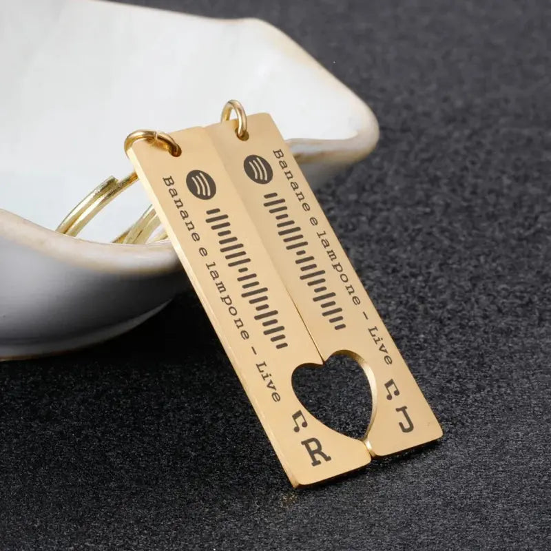 Personalisierter Schlüsselanhänger Spotify - Photo 1