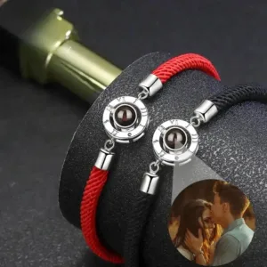 bracelet photo personnalise homme noir bracelet personnalise