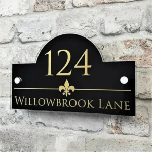 plaque personnalisee maison