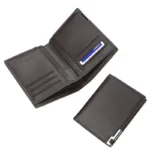 Portefeuille cuir homme personnalise long marron
