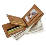 Personalisiertes Herrenportemonnaie aus Leder - Image