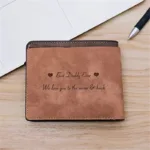 Personalisiertes Herrenportemonnaie aus Leder - Image
