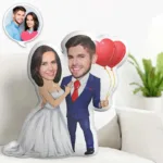 coussin personnalise couple coeur 30cm coussin personnalise 3