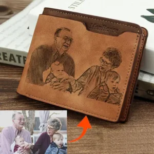 portefeuille personnalise papa portefeuille personnalise