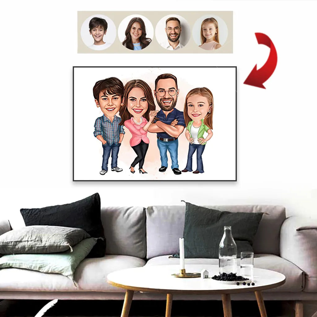 Personalisiertes Poster Familie - Photo 1