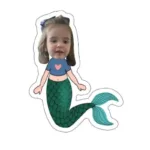 Coussin Personnalisé Super-Héros Sirène