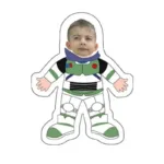 Coussin Personnalisé Super-Héros Astronaute