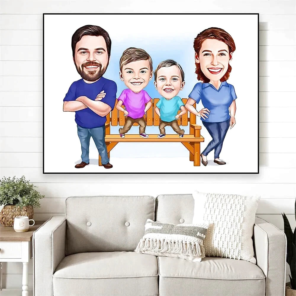 affiche famille personnalisee affiche personnalisee