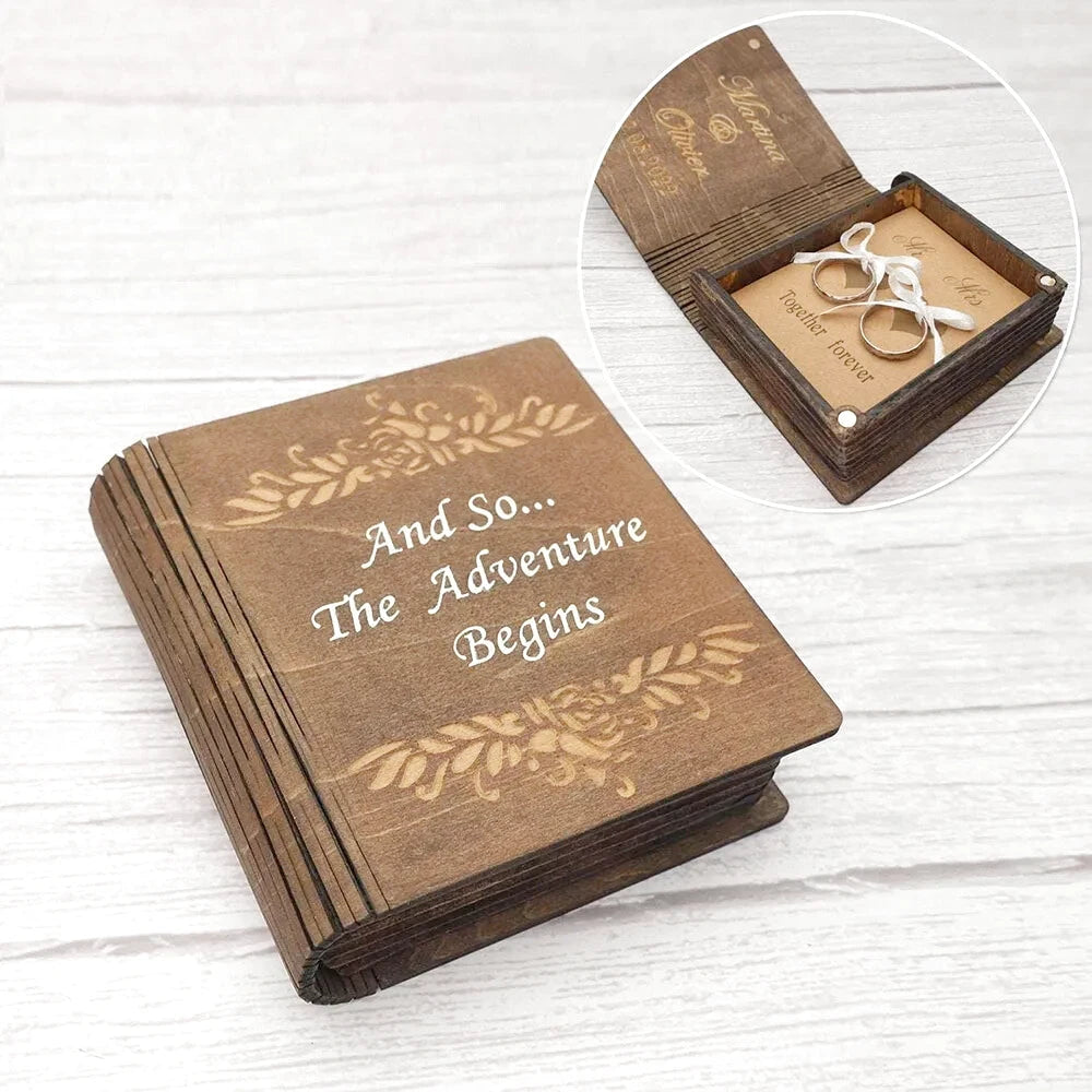 Ring Box Hochzeit Personalisiert - Photo 1