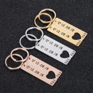 porte cle date couple