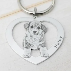 porte cles personnalise chien 2