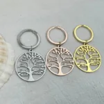 Schlüsselanhänger Lebensbaum mit Gravur - Photo 1