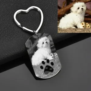 porte cle personnalise chien photo uniquement porte cles