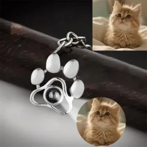 porte cle patte de chien personnalise porte cles