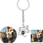 Schlüsselanhänger Personalisiert Pfotenabdruck Hund - Image