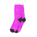 chaussettes imprimees avec photos fushia femme chaussettes personnalisees 13