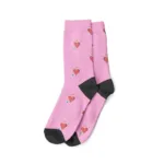 chaussettes imprimees avec photos rose homme chaussettes personnalisees 19